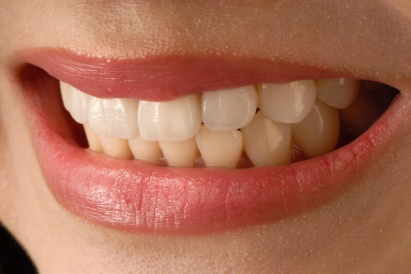 Woman smiling